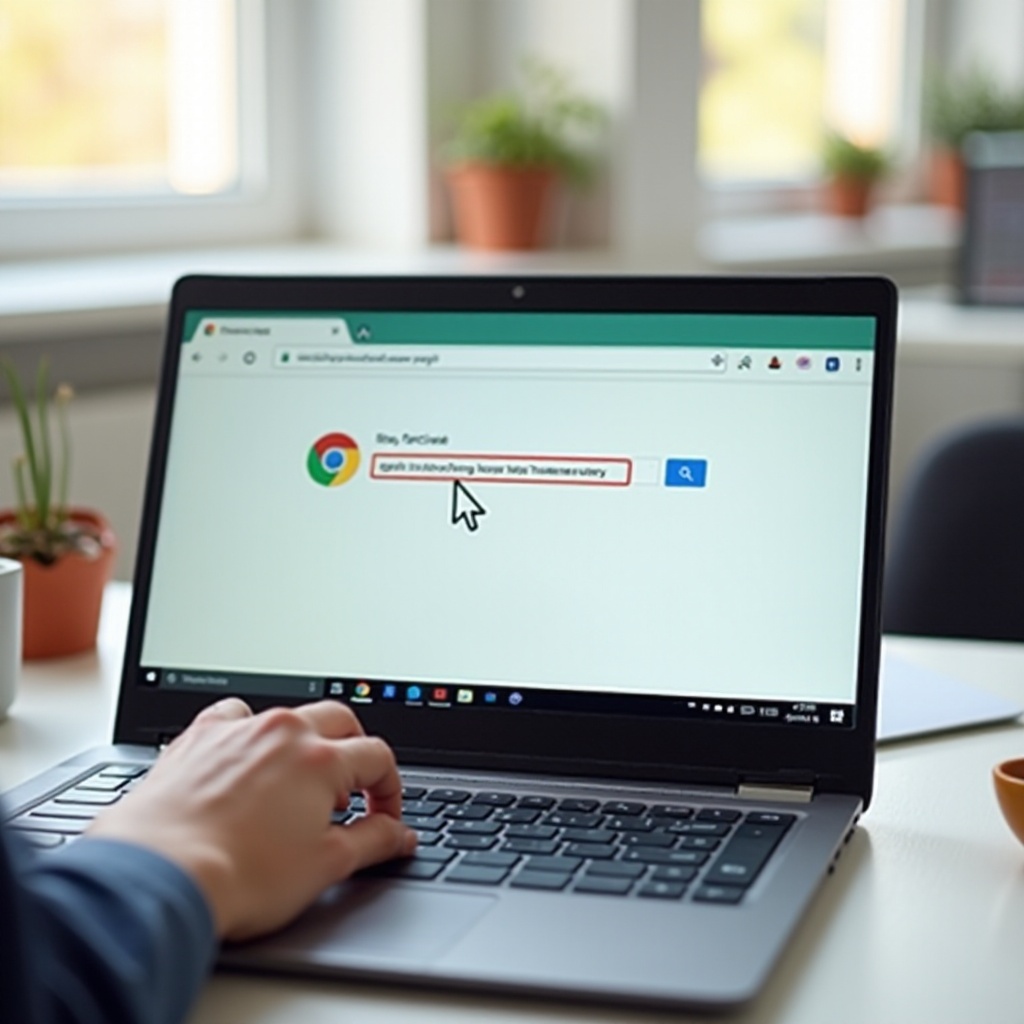 cómo ves tus copias de URL en un Chromebook
